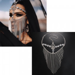 India tutiloormask n&auml;ole Naised Rhinestone n&auml;omaskid Masquerade tantsupeol banketi kaunistamine n&auml;o aksessuaarid Ehted