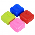 V&auml;ike reisimiseks kaasaskantav seebi&uuml;mbrise hoidja konteinerikarp Kodu v&auml;ljas matkama telkimine, kasutades uut