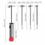 4-&uuml;hes puuvilja-k&ouml;&ouml;givilja s&uuml;damik spiraalselt kaevav k&ouml;&ouml;giviljapuur K&ouml;&ouml;giviljakorgitser nikerdaja 4 tk vahetatava peaga spiraall&otilde;ikuri t&ouml;&ouml;riistaga