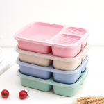 Bento l&otilde;unakarp 3 kambriga nisuk&otilde;rrejahu ettevalmistatud toidu s&auml;ilitusmahutid, plastik, 1 pakk 3 beež
