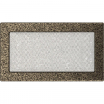 Ventilatsioonikaas 17x30 must ja kuldne