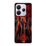 Coque - Xiaomi - Redmi Note 14 5G - Rouge - Souple - Stranger Things saison 4