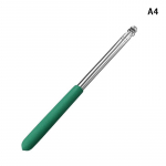 1,2-meetrine lipuvarras, roostevabast terasest pikendatav teleskoop-osuti, kaasaskantav varras, lipp lehvitav lipuvarras, &otilde;petamine klassiruumis roheline