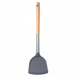 Silikoonist k&ouml;&ouml;git&ouml;&ouml;riistad Puidust k&auml;epidemega k&ouml;&ouml;gin&otilde;ude komplekt Mittekleepuv pott puidust k&auml;epidemega silikoonist k&uuml;hvel k&ouml;&ouml;giriistad lauan&otilde;ud