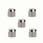 5-osaline ekstruuderi hammasratas 3D-printeri osad Ajami 36-hambaline roostevabast terasest ekstruuderi hammasratas, &uuml;hilduv CR-10, CR-10S, S4, S5, Ender 3, Ender 3Pro 36 Teeth