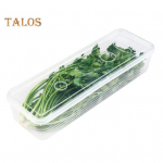 1/3 tk. L&auml;bipaistev k&uuml;lmkapi hoiukarp K&ouml;&ouml;giviljade karp, BPA vaba virnastatav multifunktsionaalne v&auml;rskelt s&auml;iliv karp 1pc