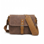 Retro L&otilde;uend Meeste &Otilde;la- ja Kaamerakott Messenger - V&auml;ike Rinnakott 14-inch kohv