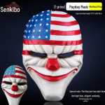 Halloween Payday 2 Collector's Edition Mask: Peen Payday2 Seeria Vaik Maskide Valik