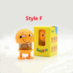 Uus naljakas auto stiil, raputava peaga auto armatuurlaua kaunistus armas ilme Mood Trend Autode sisustustarvikud Autodekoratsiooni m&auml;nguasjad