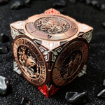 7-IN-1 Kuusk&uuml;ljeline P&ouml;&ouml;rlev DND T&auml;ring Dungeon And Dragon Laua Rollim&auml;ngu M&auml;ngu T&auml;ring D4 D6 D8 D12 D20 D10/% Pol&uuml;eedriline Rattat&auml;ring