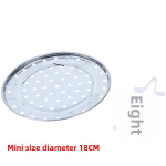 Roostevabast terasest paksendatud aurutusrest k&otilde;rgejalalise alusega majapidamises aurutatud kuklite jaoks