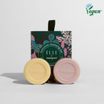 Inergam Vegan Feminine Cleansing Bar 2-piece set (including foam net)