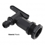 T&uuml;nnisegisti happe- ja leeliskindel mitmeotstarbeline vahetatav IBC-tonnise &auml;mbriga &uuml;henduskraan aia kastmiseks