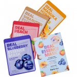 Farm Stay Real Essence Mask 12 Combo Pack (Blueberry, Peach, Manuka Honey, Shea Butter) + RANDOM GIFT