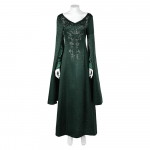 Keskaegne printsess Alicent Cosplay fantaasia tikand tumeroheline kleit TV Dragon 2 Cosplay maja kost&uuml;&uuml;m varjamine naiste riietus XS roheline