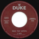 7-tolliline plaat U ROY / ERROL BROWN - Rule The Nation / Gemini Rock TIEU026 Duke/Buyreggae 1970 Euroopa Reggae, Ska & Dub
