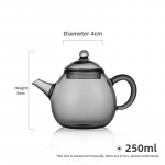 Draakoni muna pott V&auml;ike klaasist teekann Kodu teetarvikud Rohelise tee teekurn Filter Kodu Kuumuskindel Kungfu teekomplekt V&auml;ike teekann