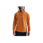 Nike ISPA SS25 Mugav Moodne Nahas&otilde;bralik Pehme Pikkade Varrukatega T-s&auml;rk Unisex Topid Oranž HJ9087-813 S