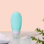 1 tk t&uuml;hi silikoonist kaasaskantav reisipakendite presspudel 60 ml losjooni &scaron;ampoonivanni konteineri kaasaskantavate pudelite jaoks valge