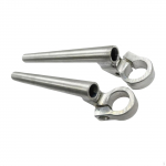 2x Motorcycle Clip on Handlebars Handle Bar Easy Installation Ergonomic Grip Motorbike Accessories