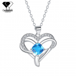 Cartoonqi Naiste S&uuml;damekujuline L&otilde;putu Armastuse Kaelakee - K&otilde;rgekvaliteediline Ehtetarvik