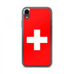 Coque iPhone XR - Mitmev&auml;rviline - Drapeau Suisse - Supp - Plastik l&auml;bipaistev - Vertikaalne