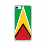 Coque iPhone &ndash; Guyana &ndash; SE 2020 &ndash; Supp &ndash; Mitmev&auml;rviline &ndash; Drapeau motiiv