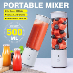 500ml 6 labaga miniporteritav mahlapress multifunktsionaalne blender smuutitegija ekstraktor USB-laetav kodu- ja reisikasutuseks
