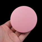 5G korduvkasutatav plastikust t&uuml;hi puudri&uuml;mbris, kaasaskantav isetehtud t&uuml;hi meigikonteiner lahtise pulbri kompaktne &uuml;mbris peegli ja v&otilde;rgus&otilde;elaga