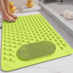 Eriti paks libisemiskindel vannitoamatt massaažiga jalapadjaga ja iminappadega 50*80cm Hang Dry