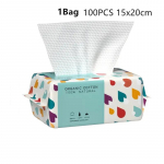 &Uuml;hekordne pesulapp Paks n&auml;or&auml;tik meik Pehmed eemaldamissalvr&auml;tikud Kuivpuhastus K&auml;ter&auml;tid Nahahoolduseks 100 counts