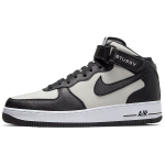 Stussy x Nike Air Force 1 Mid Must Valge Unisex Tossud DJ7840-002 37.5
