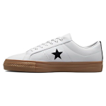 Converse One Star Pro Low Valge Tumepruun Unisex Tossud Must A03216C 35.5