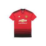 Adidas Manchester United F&auml;nniv&auml;ljaanne Kodu V-kaelusega L&uuml;hikeste Varrukatega S&auml;rk Meeste &Uuml;laosad Punane Must CG0040 S