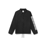 Vans T&auml;hestiku logoga tr&uuml;kiga n&ouml;&ouml;riga kraega treenerijakk naiste pealisr&otilde;ivad must VN0A4CX9BLK S