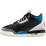 Air Jordan 3 Retro OG GS Rare Air Laste tossud Must T&scaron;iili-punane Neutraalne hall IB8968-004 36.5