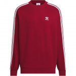 Adidas Originals Adicolor FW24 &Uuml;lem&otilde;&otilde;duline &Uuml;mmarguse Kaelusega Retro Spordi Lai Pikkade Varrukatega Kolledži Stiilis Huppar Meeste Huppar Crimson JN9789 2XL