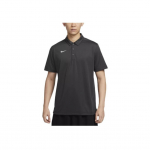 Nike Dri-Fit Kiiresti kuivav Pehme Moodne L&uuml;hikeste Varrukatega Polo S&auml;rk Meeste &Uuml;laosad Keskmine-Must IB8831-060 S