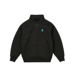 Palace X Carhartt WIP Koost&ouml;&ouml; S&uuml;gis/Talv 24 Carlux 1/2 T&otilde;mblukuga Huppar Unisex Huppar Must I035544-1UV-XX M