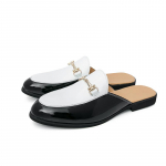 Moodne metallpandla disain V&auml;rviplokk Moodsad Kerged Meeste Mugavad Mokassiinid Vabaaja Slip-on Lamedad Suured V&auml;litingimuste Sussid 46 must