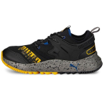 Puma Pacer Future Polsterdus Mugav Kangas Nahk Hingav P&otilde;rutuskindlus Madal L&otilde;ige Vabaaja Jooksujalatsid Unisex toss Must Kollane 382884-07 36 black
