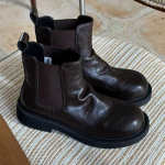 Mood 2025 Kevad S&uuml;gis Moodsa Saapad Nahast Mugavad Lahe T&uuml;druk Madala Kontsaga Saapad Uus Stiil V&auml;ljas Kommuteerimiseks Pehmed Naiste Saapad 39 pruun