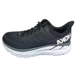 Hoka One One Clifton 7 Mugavad Mitmek&uuml;lgsed Kangast S&uuml;nteetilisest Nahast Libisemiskindlad Vastupidavad Hingavad Kerged Madalad Jooksukingad 1110534-BWHT 41