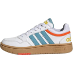 Adidas Hoops Kerged Mugavad Libisemiskindlad Vastupidavad Laste Vabaajajalatsid Laste Tossud Valge Sinine Kuldne HP9047 37⅓ white