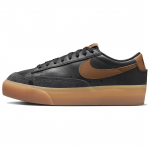 Nike Blazer Low Platform Klassikaline Mugav Libisemisvastane Vastupidav Madala S&auml;&auml;rega Rula Kingad Naiste toss Must DJ0292-003 36.5