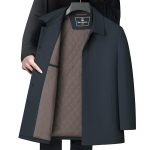 S&uuml;gis- ja talvine mooruspuu siidist rev&auml;&auml;riga haldusjope Keskealine &auml;rikerge soe vabaaja jope 195