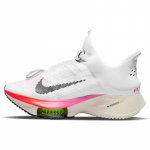 Nike Air Zoom Tempo Next% FlyEase Valge Roosa Plahvatus Naiste Tossud vabaaja DJ5449-100 36.5