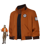 Disco Elysium Kim Kitsuragi Cosplay Kost&uuml;&uuml;m Jakk No Truce With The Furies Kim Kitsuragi Jakk T&auml;iskasvanute &Uuml;ler&otilde;ivas Halloweeni R&otilde;ivad M 45-50kg beež