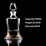 Creative Glass veinipudel, viski karahvin, alkoholin&otilde;u, valaja, veinikrahvin, kristallklaas, kodubaar