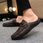 Moodsad suvised nahast meeste poolpapud Hingavad meeste vabaajajalatsid Slip-on Laisad s&otilde;idujalatsid Mugavad k&otilde;ndimisloafers Moccasins 39